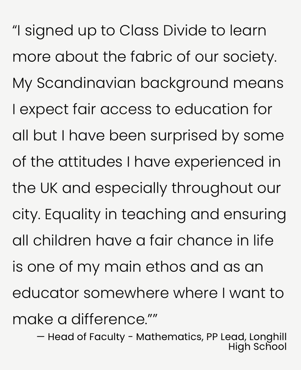 Teachers who want to take action to reduce education inequality in Brighton & Hove, we invite you to join our new teachers network. It will be a space to learn, share, & take concrete action to make positive social change. Sounds good? classdivide.co.uk/teachers-group…