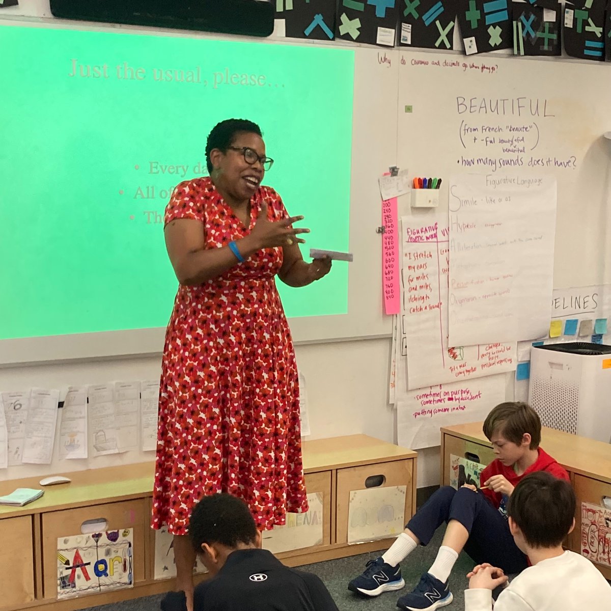 The 9/10s had a another wonderful day with the 2024 Writer-in-Residence, Olugbemisola Rhuday Perkovich! The children continue to focus on character development in creative writing @sfc_bankstreet @bankstreetedu