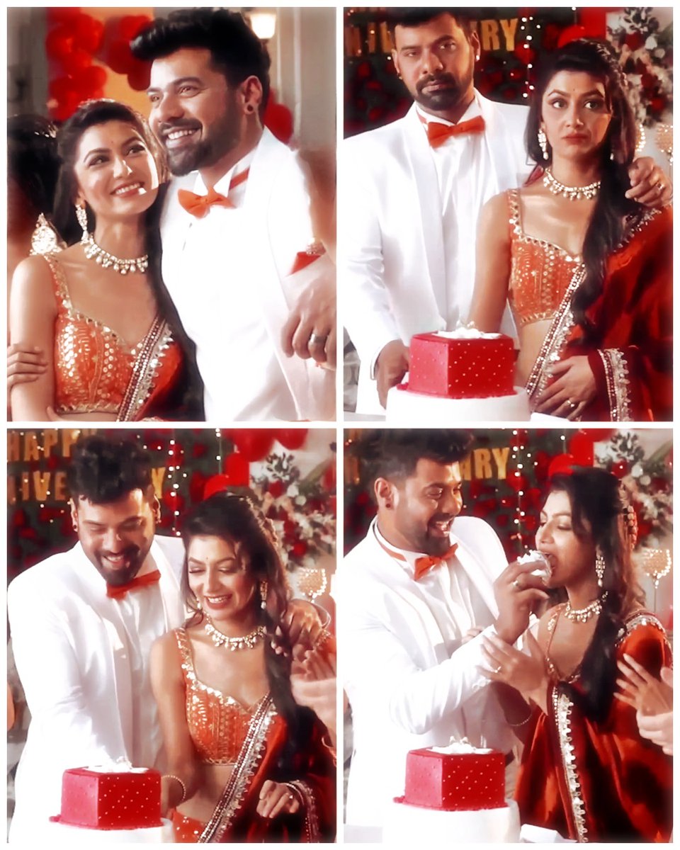Happy anniversary babies🥂🥳❤️❤️ can't believe it's 10 already, can't thank enough of the universe for you two being part of my tiny life. I have experienced magic through you two, I love you guys & it never passes. 🫶💫✨
#tisha #SritiJha #ShabirAhluwalia  #abhigya #kumkumbhagya