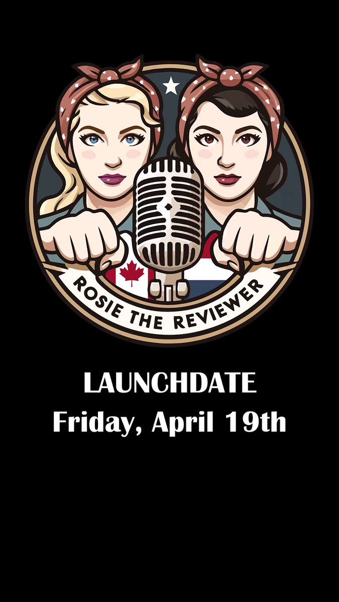 Podcast alert! Rosie the Reviewer, a podcast about your favourite WW2 shows, movies, and books, launches this Friday! Subscribe on Spotify or wherever you get your podcasts! podcasters.spotify.com/pod/show/rosie… Ps. a little introduction is available for particularly impatient people.