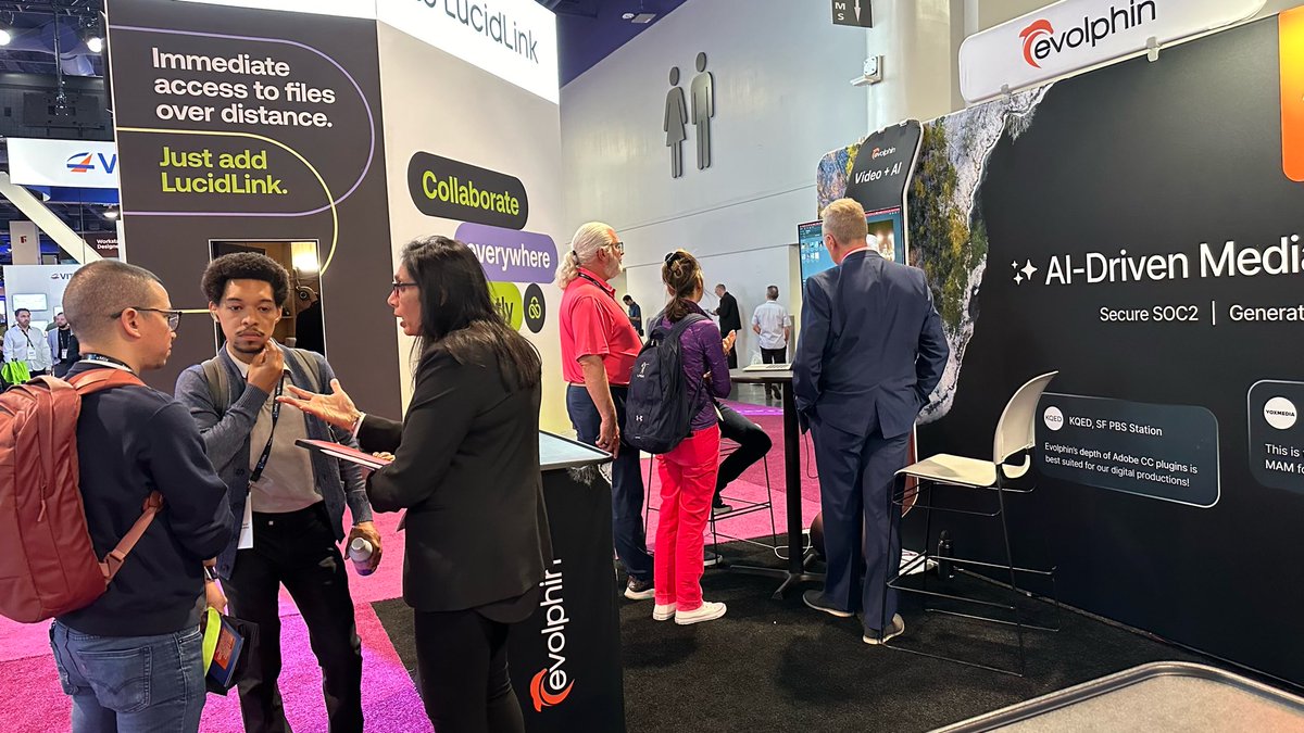 evolphin's tweet photo. Strong start at NAB 2024! Generative AI in MAM &amp; image editing is turning heads at our booth # SL2088.

Come see for yourself &amp; chat with our team to get a personalized demo!

#NABShow #GenAI #MediaAssetManagement #MAM #ImageEditing #Evolphin #CropPhoto https://t.co/ebTX0gUeHk
