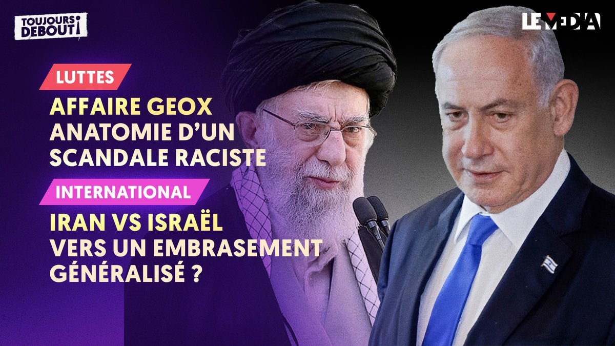 ✊Toujours Debout à 18h30 !✊ 📺Canal 350 de la freebox 🔴➡️youtube.com/watch?v=rmEHTU… Présenté par @kouamouo Avec @juantendero6, @v_brengarth, @widadk et @thierrycoville #israël #Iran