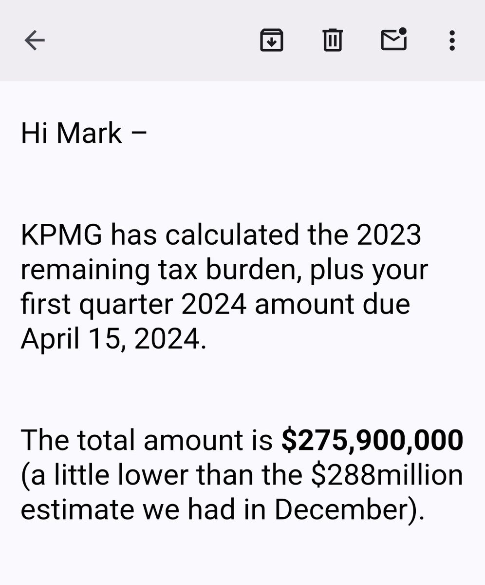 I was wrong with my number yesterday. Got the final number and the wire is complete. Wanted to be accurate. Do I expect all of it to be used wisely. Of course not. But I'm still proud to be able to give back to our country. I've said it for years. After military…