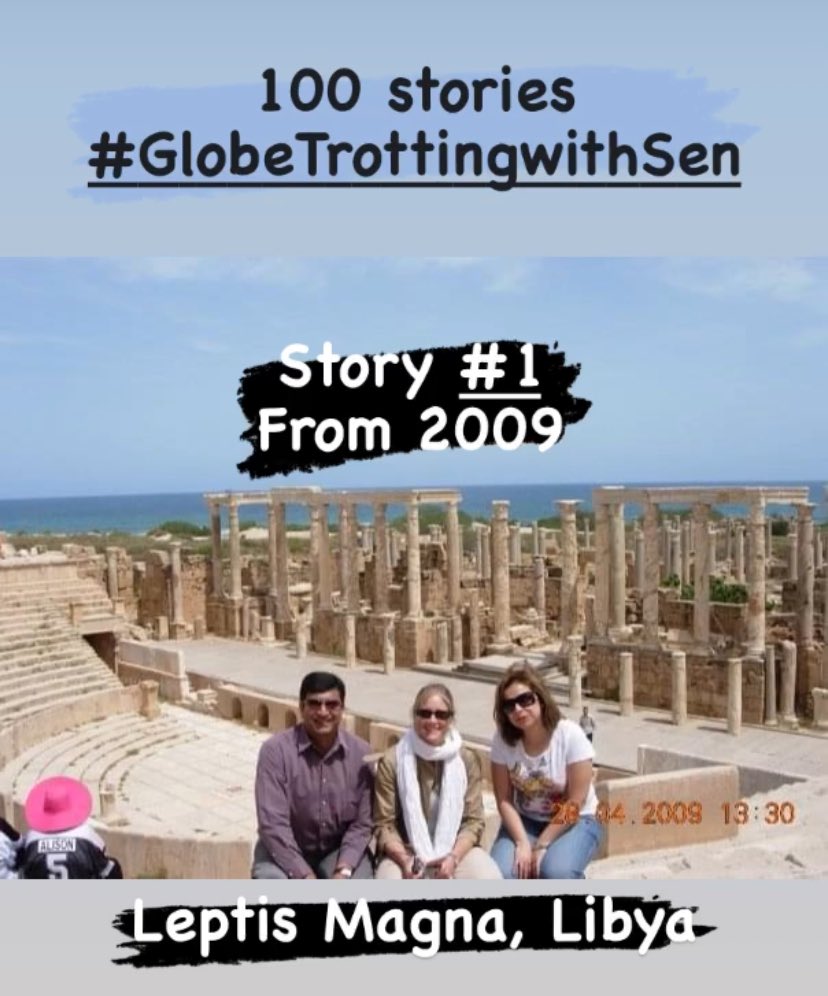 Story #1 from my 100 travel stories. Leptis Magna in Libya #travelstories #globetrottingwithSen #libya #romanhistory