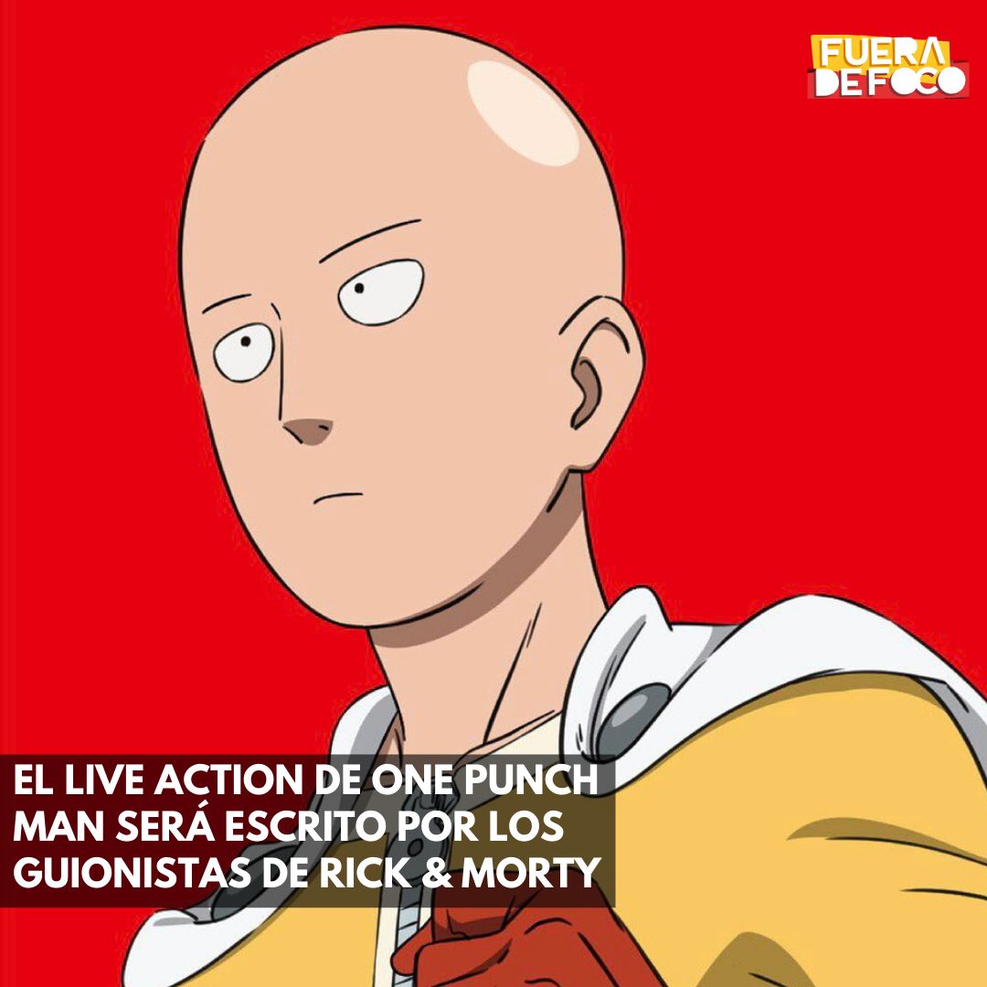 CONFIRMADO: El live action del anime de #OnePunchMan ha encontrado guionistas y serán #DanHarmon y #HeatherAnneCampbell, escritores de #RickAndMorty. El anticipado proyecto estará bajo la direccción de #JustinLin (#FastAndFurious) 👊