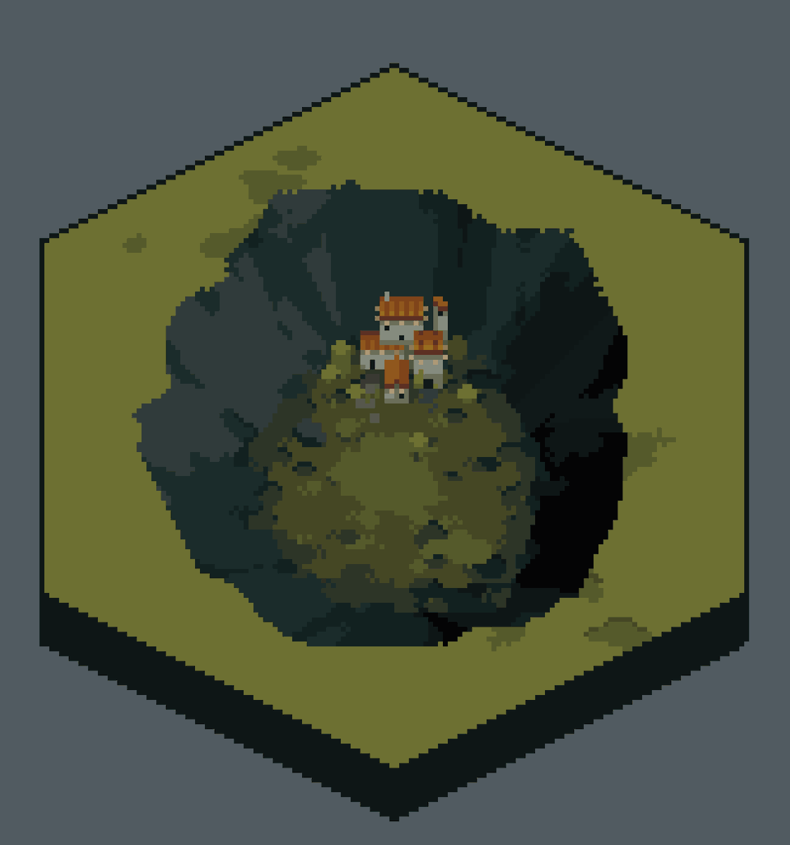 Big hole small house #pixelart