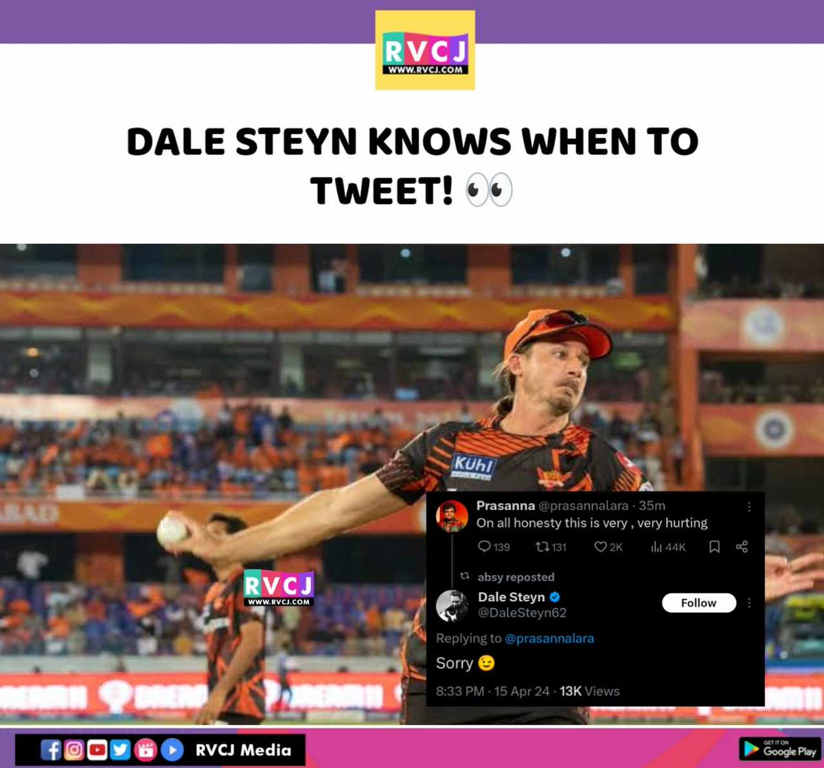 Dale Steyn
#dalesteyn
#ipl2024
#travishead  #chrisgayle
#sunrisershyderabad #rcb #srh #royalchallengersbangalore SRH