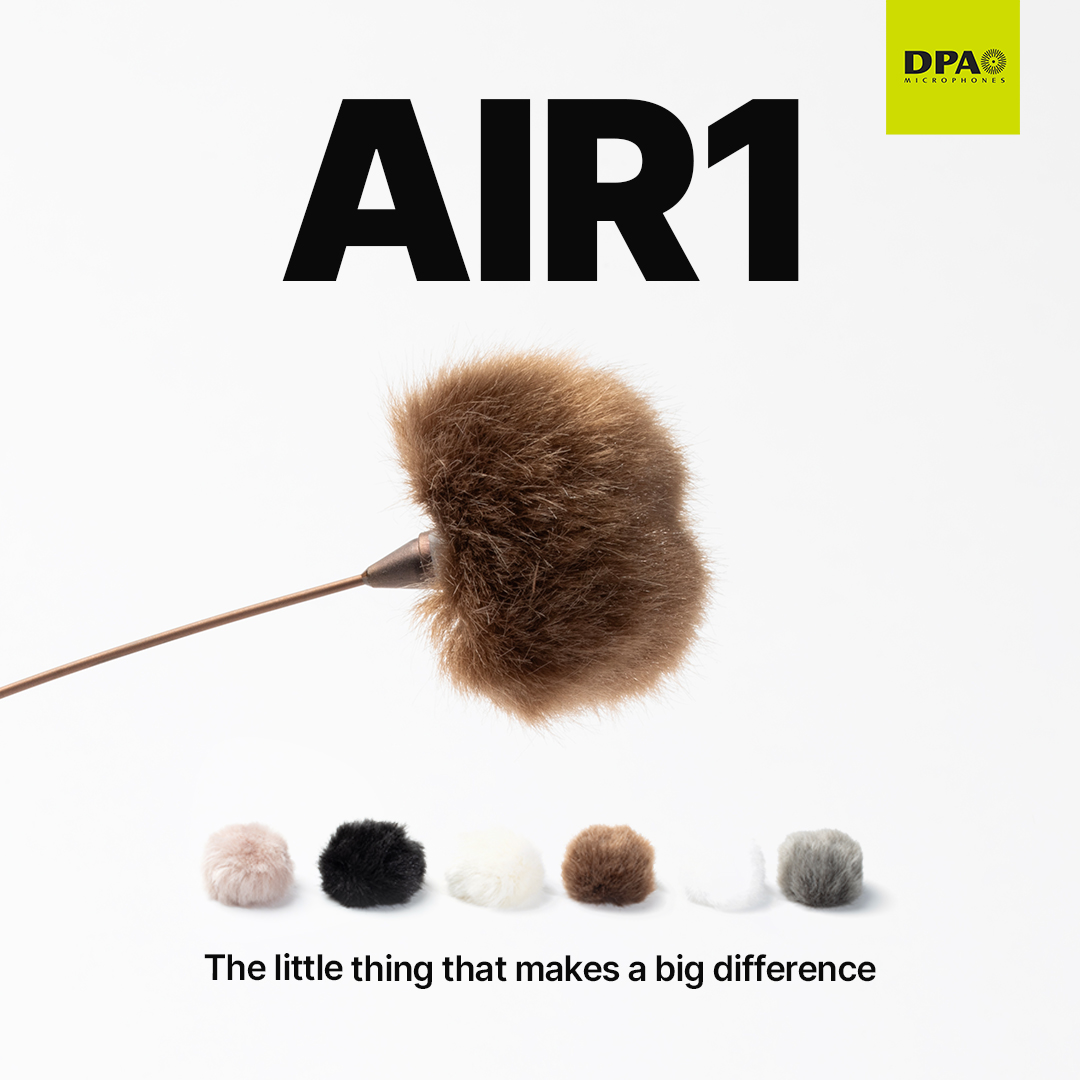 Five points about AIR1: • Efficient and consistent wind protection • Swift and effortless mounting • Complete acoustical transparency • Six color options • Fits most major brands’ pro miniature mics Learn more 👇👇👇 #dpamicrophones #dpamics #microphone #microphones