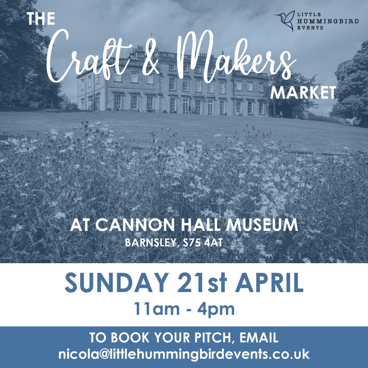 Come along for a wonderful day out this Sunday and pay a visit to the Craft and Makers Market. Looking for that special gift? Browse a fabulous collection of makers, bakers, crafters and much more. For more information, please visit cannon-hall.com/whats-on/littl….