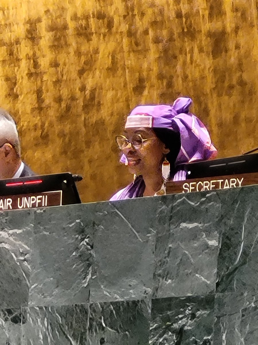 Congratulations to the new chair of the UNPFII, Hindou Oumarou Ibrahim! 
#UNPFII #IndigenousRights