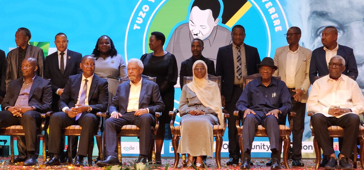 The Tanzania institute of Education and @wizara_elimuTz pulled off a very successful event to award the Mwalimu Nyerere Prize for Creative Writing @tuzonyerere to celebrate Mwalimu Nyerere @102. The guest of honour was Abdulrazak Gurnah, literature Nobel Laureate 2021. Thanks