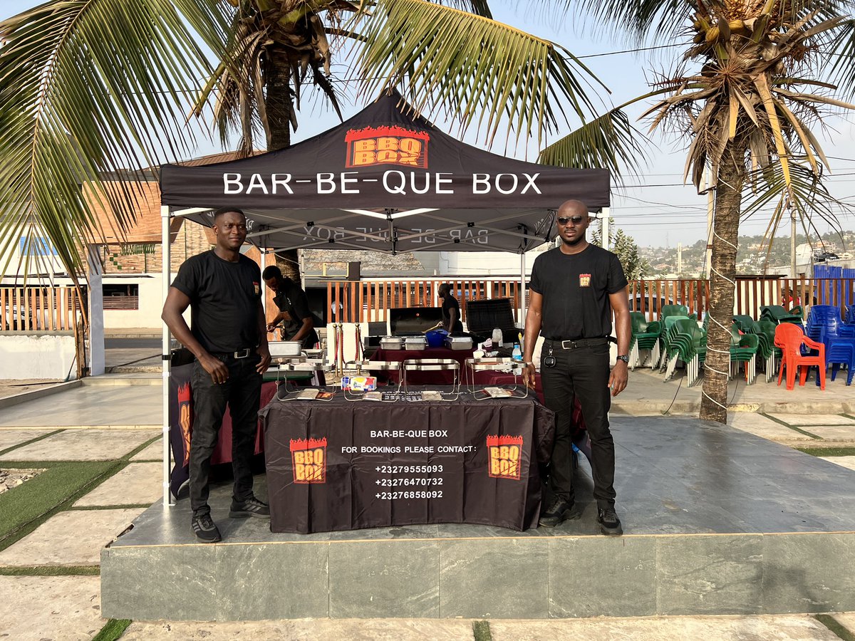 law_patewa's tweet photo. BAR-BE-QUE BOX 🥃
We cater for all events…
Book Us Now and trust me, you will not regret it. #BBQ #SaloneTwitter #barbequebox #BBQBOX https://t.co/rRfO845R3Q