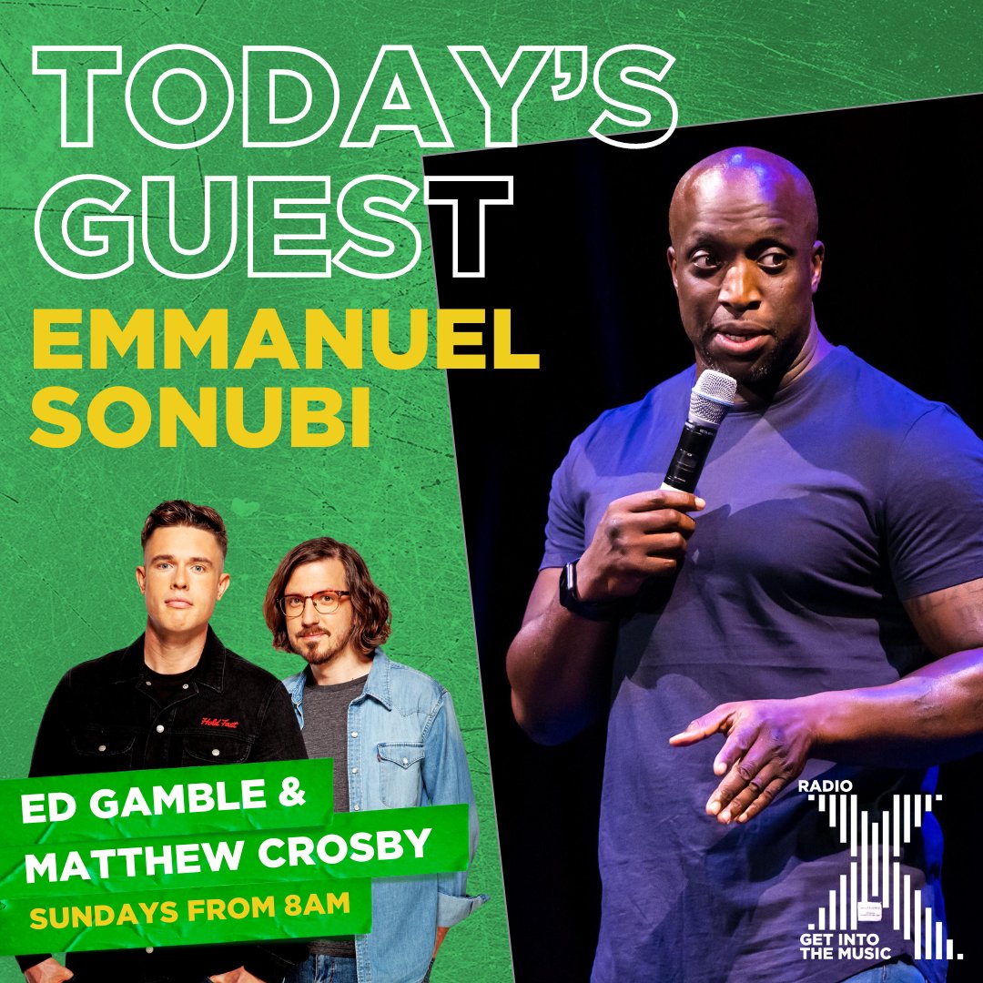 Get yourself some @emmanuelstandup NEXT! Emmanuel Sonubi is about to join @edgamblecomedy and @matthewcrosby