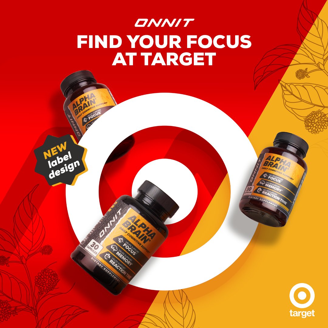 Alpha BRAIN is NOW at @target 🎯 A world-renowned nootropic formula that supports memory, focus, and clear thinking, Alpha BRAIN has sold more than 7.5 million bottles.* To get your brain firing on all cylinders, you have to promote the production of alpha brain waves and…