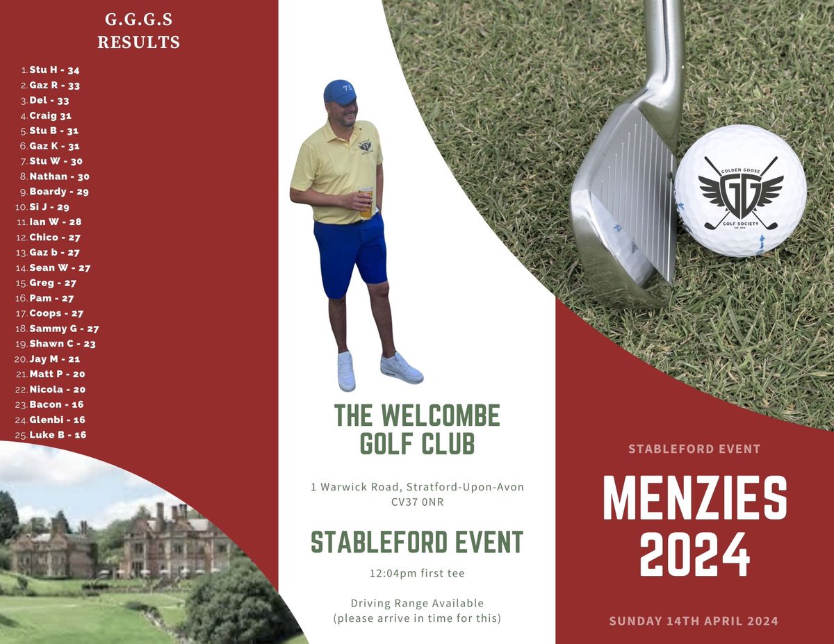 GoldenGooseGolf's tweet photo. @StuartHarris15 goes back to back ⛳️👏🏻 https://t.co/ToFYq007f7