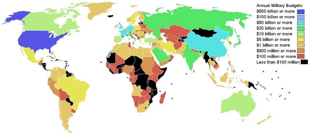 Military expenditure by country