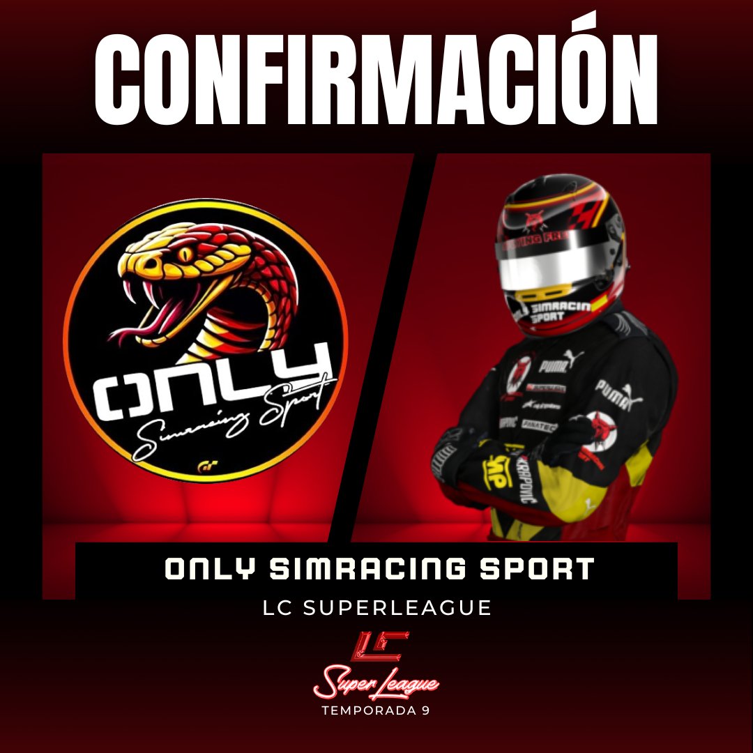 LC Community (@community_lc) on Twitter photo LC SUPERLEAGUE 🏆
Uno de los equipos revelación de la comunidad se ha reforzado y su objetivo es subir veremos a ver si lo consigue.
Y de que mejor manera que llevando el dorsal n⁰20 en la próxima temporada.
Bienvenidos a la división Gladiadores! <a href="/OnlysimracingSp/">Only Simracing Sport</a> LC SUPERLEAGUE 🏆
Uno de los equipos revelación de la comunidad se ha reforzado y su objetivo es subir veremos a ver si lo consigue.
Y de que mejor manera que llevando el dorsal n⁰20 en la próxima temporada.
Bienvenidos a la división Gladiadores! <a href="/OnlysimracingSp/">Only Simracing Sport</a>