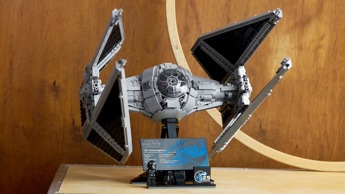starwars's tweet photo. The rebels don't stand a chance. 

Get a first look at the new LEGO Star Wars UCS TIE Interceptor and more LEGO Star Wars 25th anniversary reveals.

https://t.co/JOzvZ6xdqG https://t.co/9FzKXKUvlJ