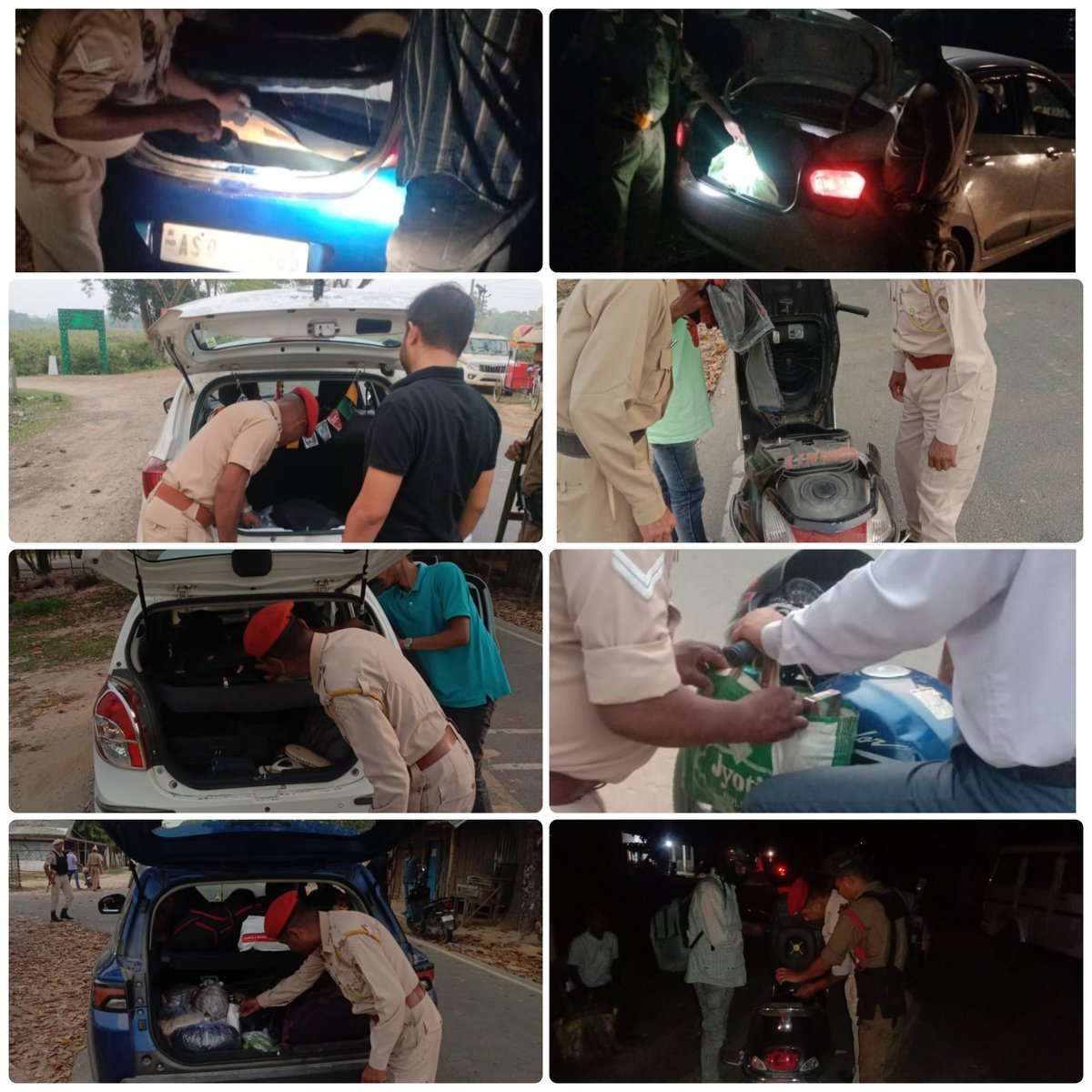 Jorhat Police are conducting 'Naka Checking' at various locations in the district to ensure safety and security. @CMOfficeAssam @DGPAssamPolice @gpsinghips @HardiSpeaks @assampolice