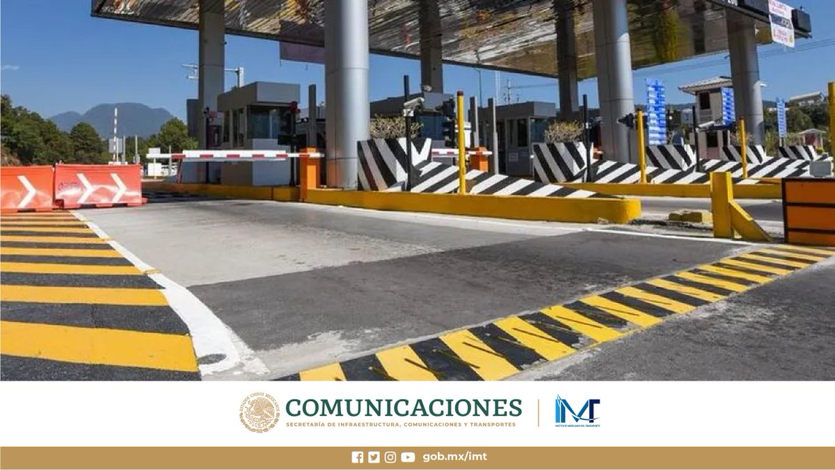 #SeguridadVial | México actualmente no cuenta con una norma que indique los estándares bajo los cuales se deben diseñar las casetas destinadas al cobro de peaje en autopistas del país. Conoce la nota completa en: facebook.com/MX.IMT/