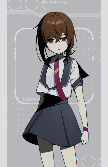 #これを見た人はセーラー服をTLに放流しよう純セーラー服じゃなくても許されるかな……コンセプトはセーラー×ブレザー 