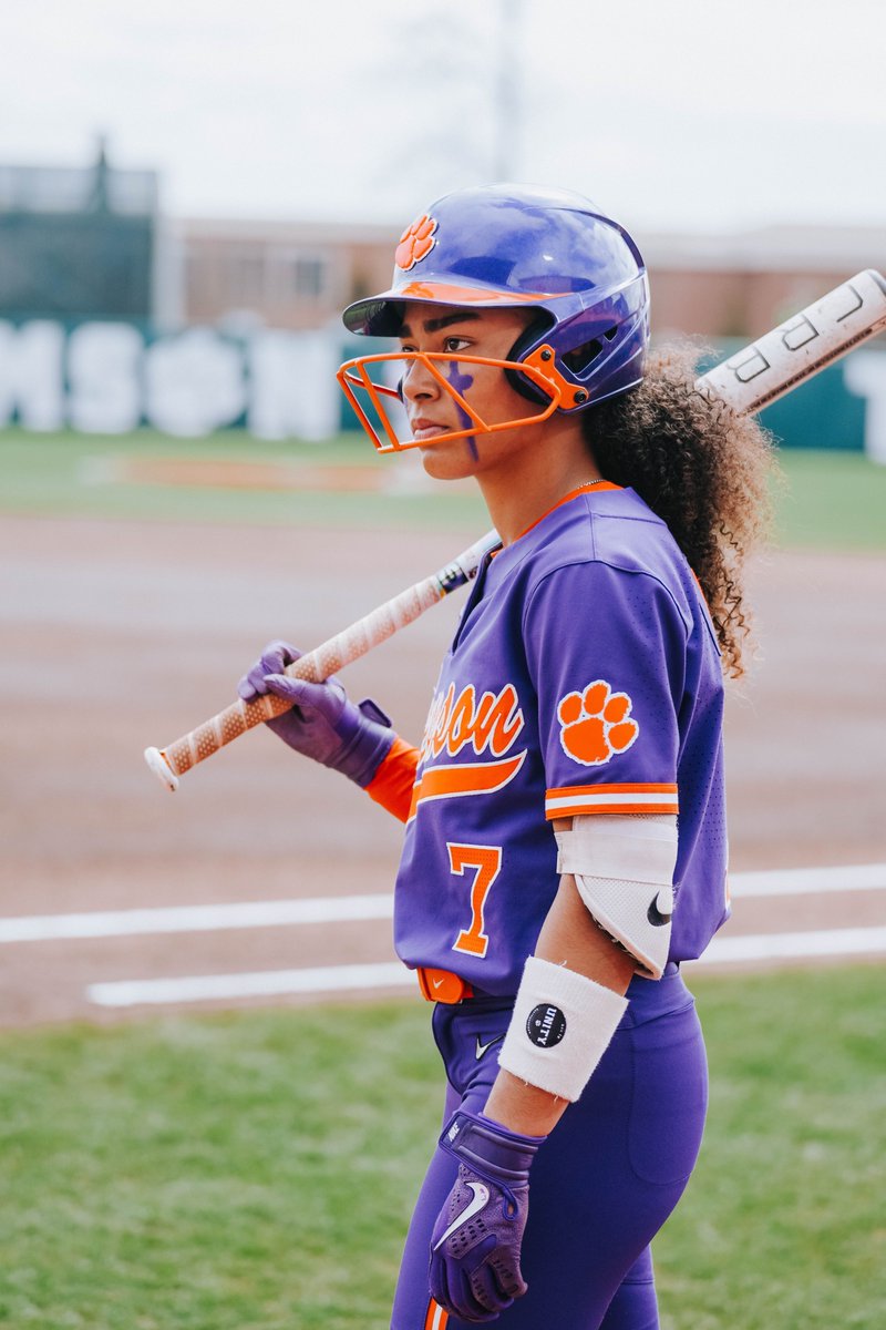 McKenzie Clark can still go and get them. No numbers here. No math. No new stats. Just appreciation for a remarkable athlete and program cornerstone who wears her emotions on her sleeve. 📸: @clemsonsoftball d1sb.co/4azxIo3