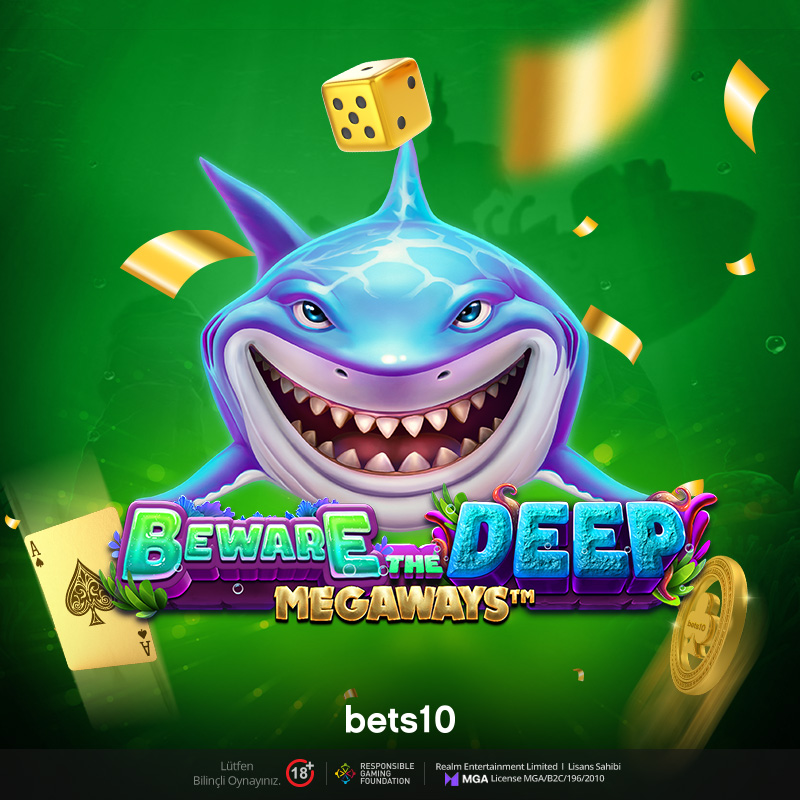 🐬 Bets10 Casino’da vahşi köpek balıklarıyla nefes kesici bir serüvene var mısın? Yeni oyun Beware the Deep Megaways oyununda kazançları topla! Bets10 Casino Giriş: bit.ly/48nkutI