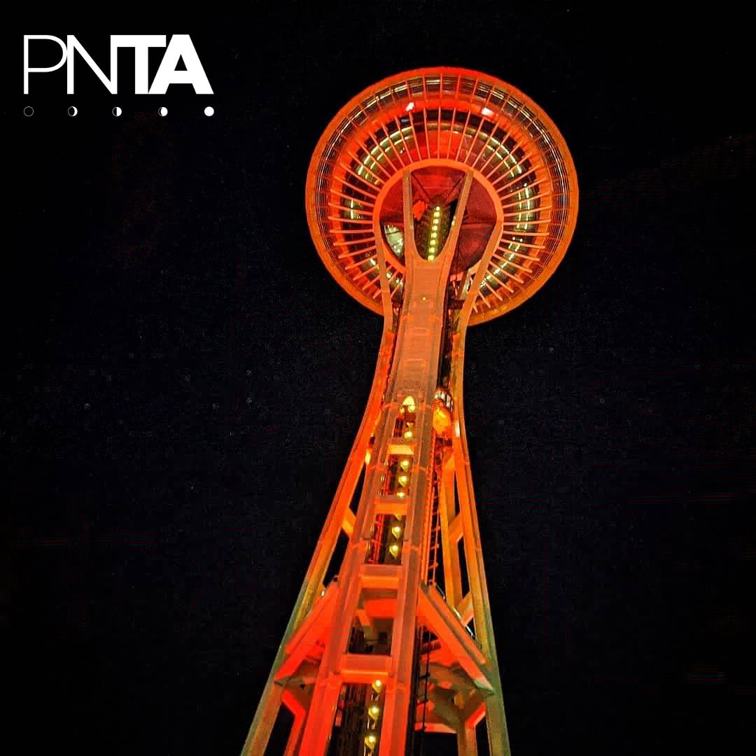 The Space Needle in red for #WeMakeEvents by PNTA. Lighting up causes that matter. 

Contact us at pntalive.com/contact 

#SupportLiveEvents #EventSupport