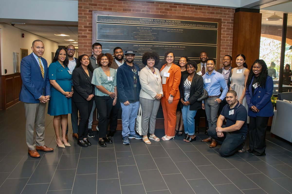 ODBABarVa's tweet image. The Old Dominion Bar Association was delighted to attend William and Mary’s Black Law Students Association Symposium and Black Alumni Day this weekend. We had the opportunity to meet with and support our law student members and future colleagues. These young men and women are as…