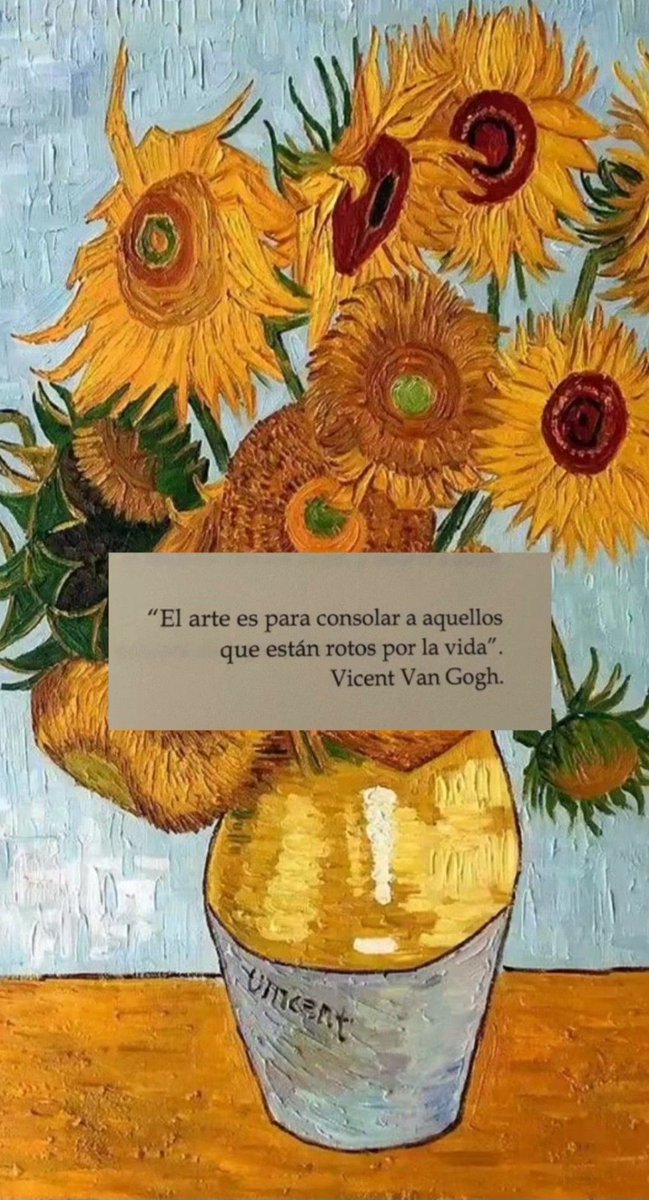 #DiaMundialDelArte #15DeAbril “ lo que el color es en un cuadro, el entusiasmo es en la vida “ ~ Vincent Van Gogh