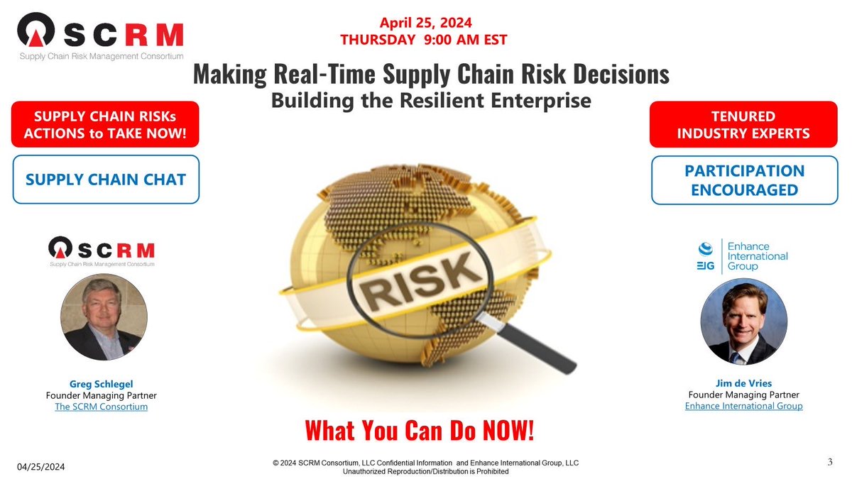 Supply Chain Risk Management Consortium tweet media