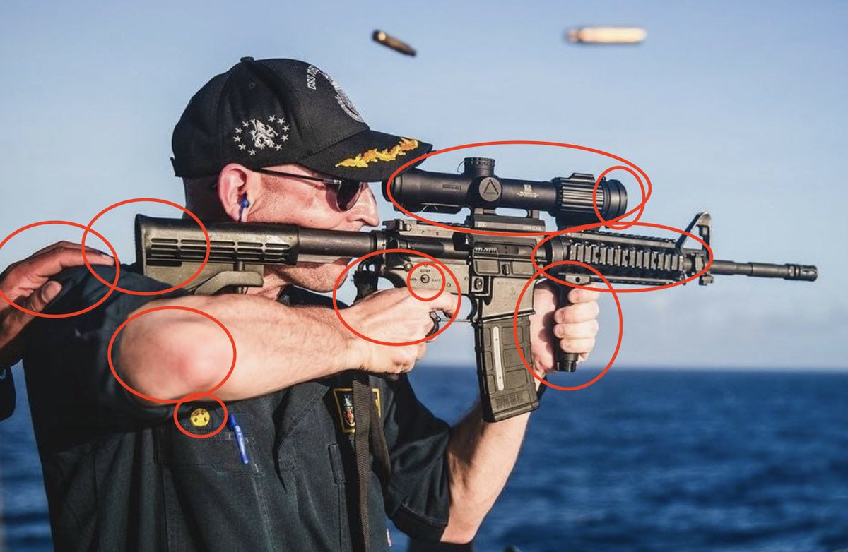 (1/) Which transgression is the worst? Check out my latest, 'Through a Scope Backwards,' @theammind 'The Navy chose to brag about a Commanding Officer shooting his poorly configured rifle on full auto, looking through a backward and closed scope'