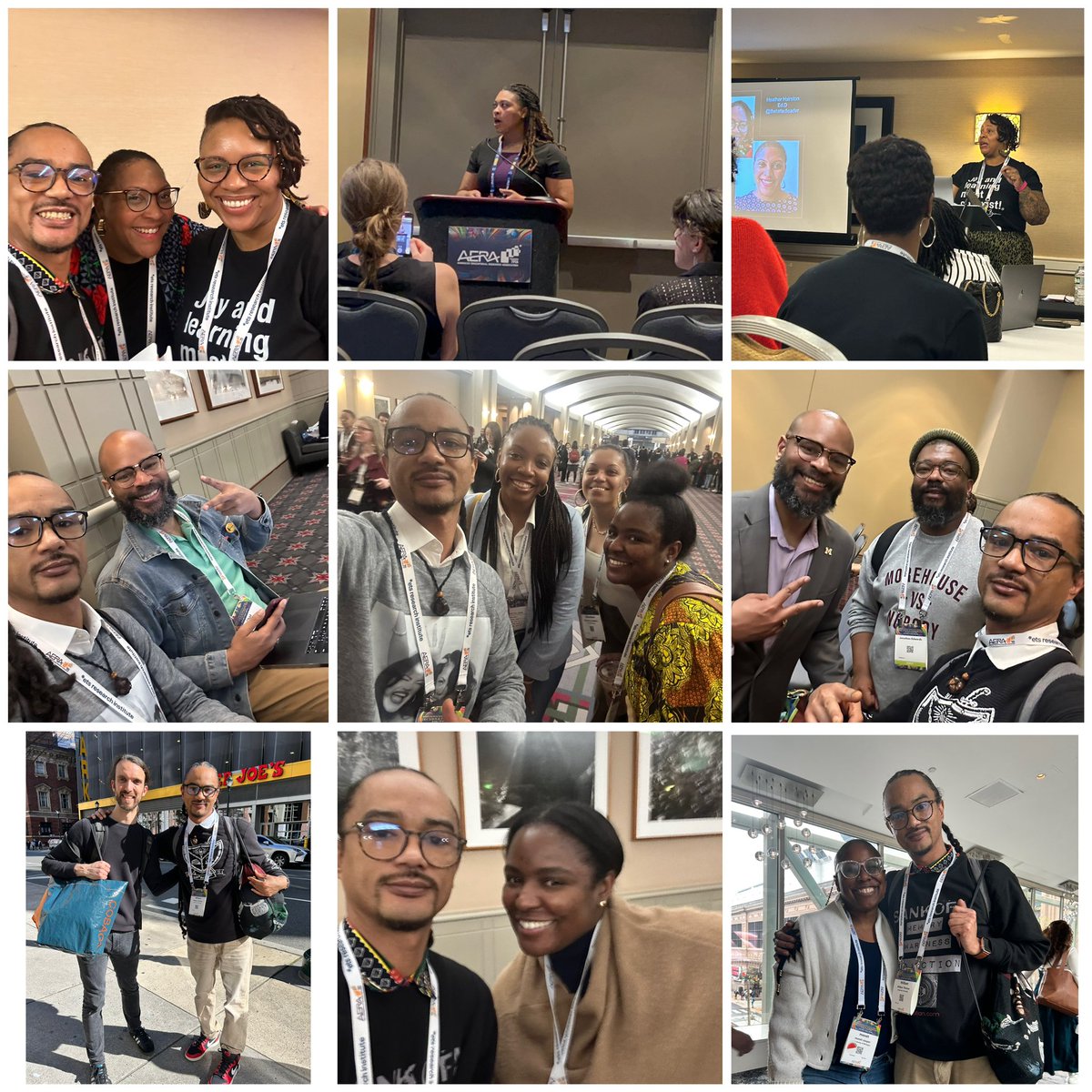 glyphgraf's tweet photo. Great experience in Philly this weekend for the annual AERA Conference where I was able to see so many of my doc students, Penn classmates, colleagues and family from my undergrad years. Blessed to soak up all the wisdom from the giants, my contemporaries and the budding scholars https://t.co/9g2I2QR3Gj