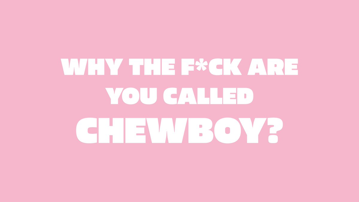 ChewBoyProds tweet picture