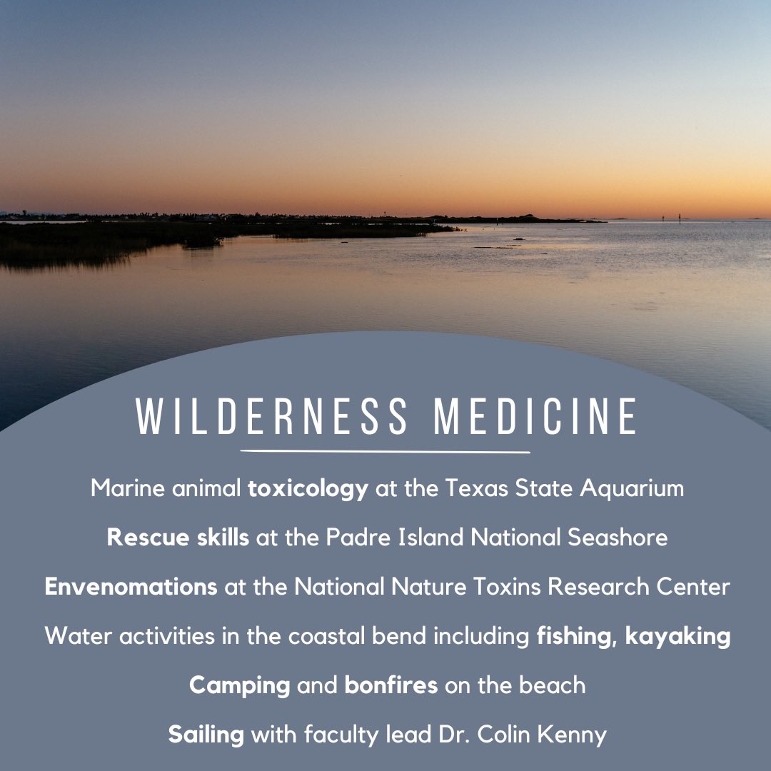 #MEDSTUDENTS! Join us in the fall for our #WildernessMedicine elective!