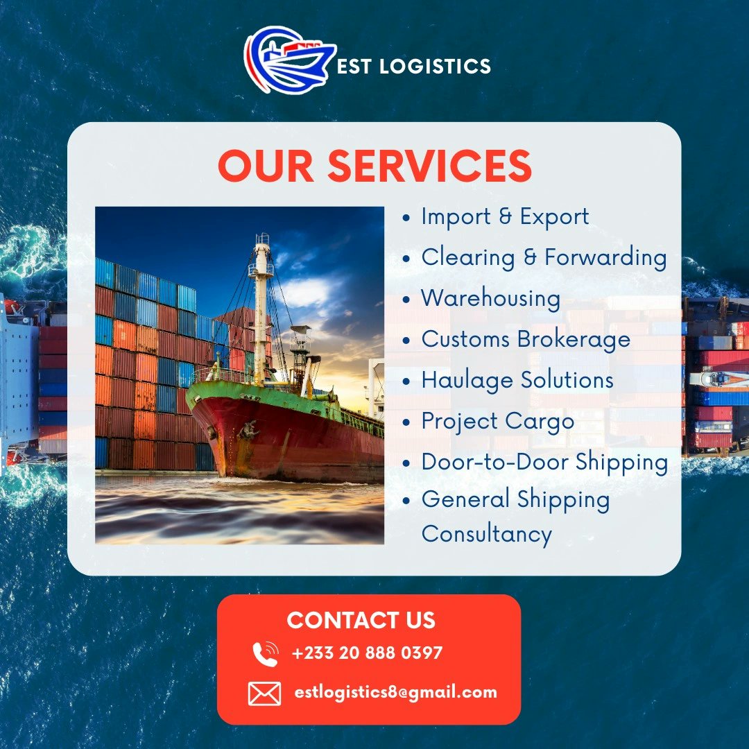 Stressed about global shipping? #ESTLogistics handles it all - seamlessly. We're your one-stop shop for efficient freight forwarding & expert advice. 
Get a quote today!
 
#shippingconsultancy #haulageservices #warehousingsolutions #projectcargo #customsbrokerage  #importexport