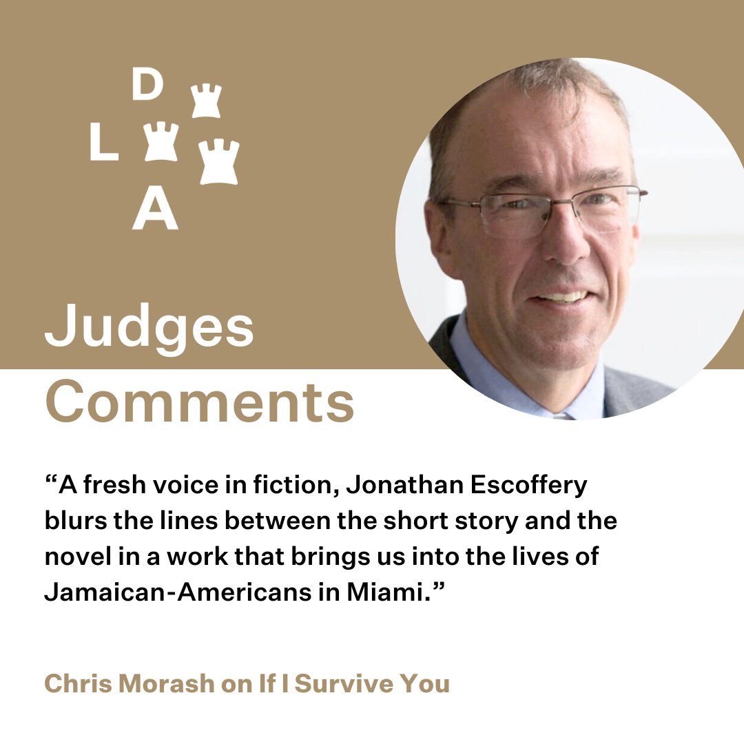 Here's what 2024 Dublin Literary Award judge Chris Morash had to say about Jonathan Escoffery's If I Survive You: 'Escoffery blurs the lines between the short story and the novel in a work that brings us into the lives of Jamaican-Americans in Miami.' 🧵1/2