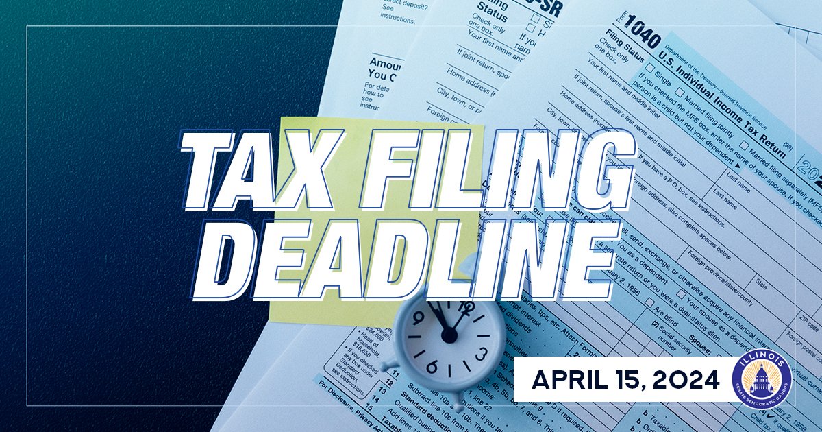 Time’s up! #TaxDay is here. Make sure your federal and state income tax returns are postmarked by the end of the day today to avoid penalties.