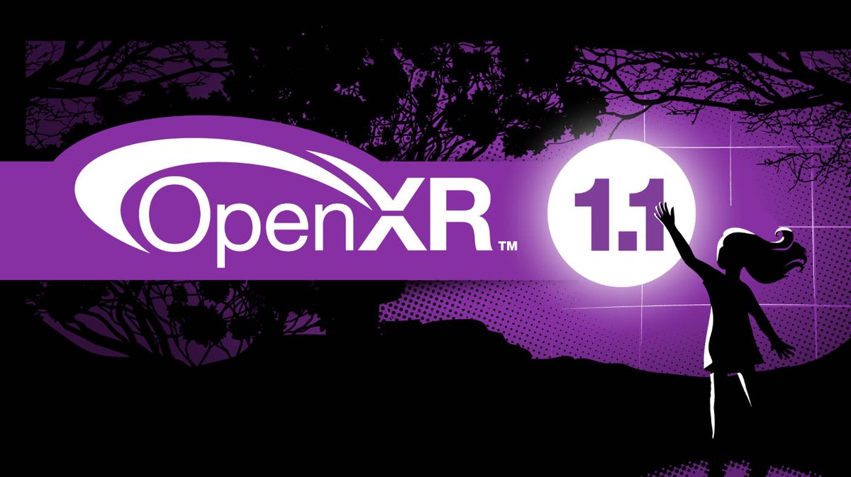 The 1.1 release of @OpenXR moves popular extensions into core & kicks off a yearly minor release cycle. I chat with the working group chair & the @thekhronosgroup president to get the lowdown on this release. See thread below for links to interviews + more updates on #OpenXR 🧵👇