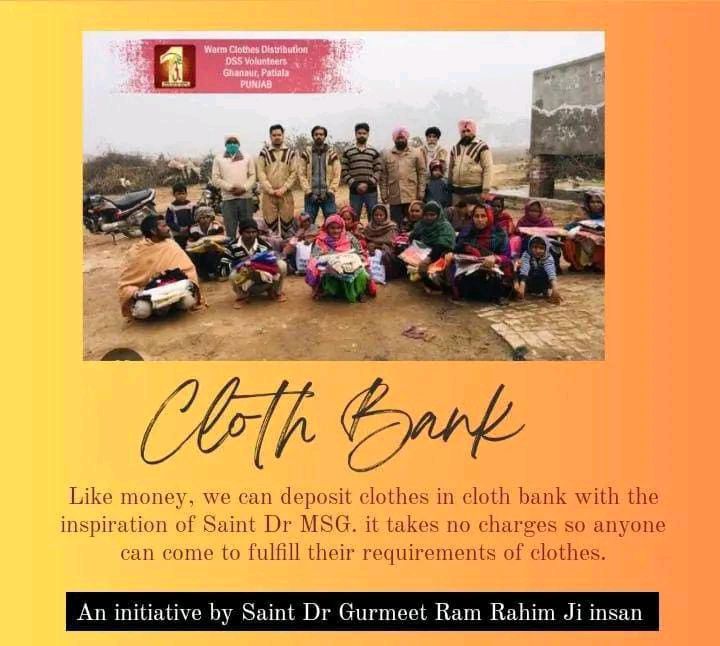 #ClothBank #Clothes #DonateClothes
#DonateClothesToNeedy #ClothDistribution #ClothForNeedy #DeraSachaSauda #RamRahim #BabaRamRahim #SaintDrMSG #DrMSG #SaintMSG #GurmeetRamRahim
#SaintDrGurmeetRamRahimSinghJiInsan #SaintDrMSGInsan