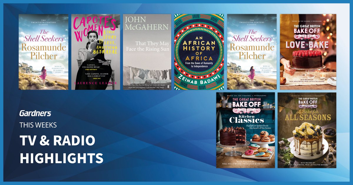 Did you tune in for The Great Celebrity Bake Off last night, or has an African history of Africa caught your eye? Whatever you'll be watching or listening to this week, enhance your experience with the perfect books and viewing companion! #gardners #booksellers