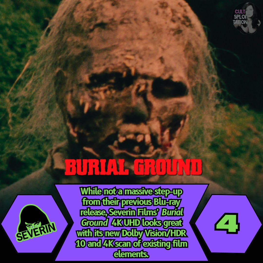 Our review of @SeverinFilms' BURIAL GROUND 4K UHD is up now at the link! Read all about it. #bluray #cultfilms #horrormovies #4kuhd cultsploitation.com/burial-ground-…