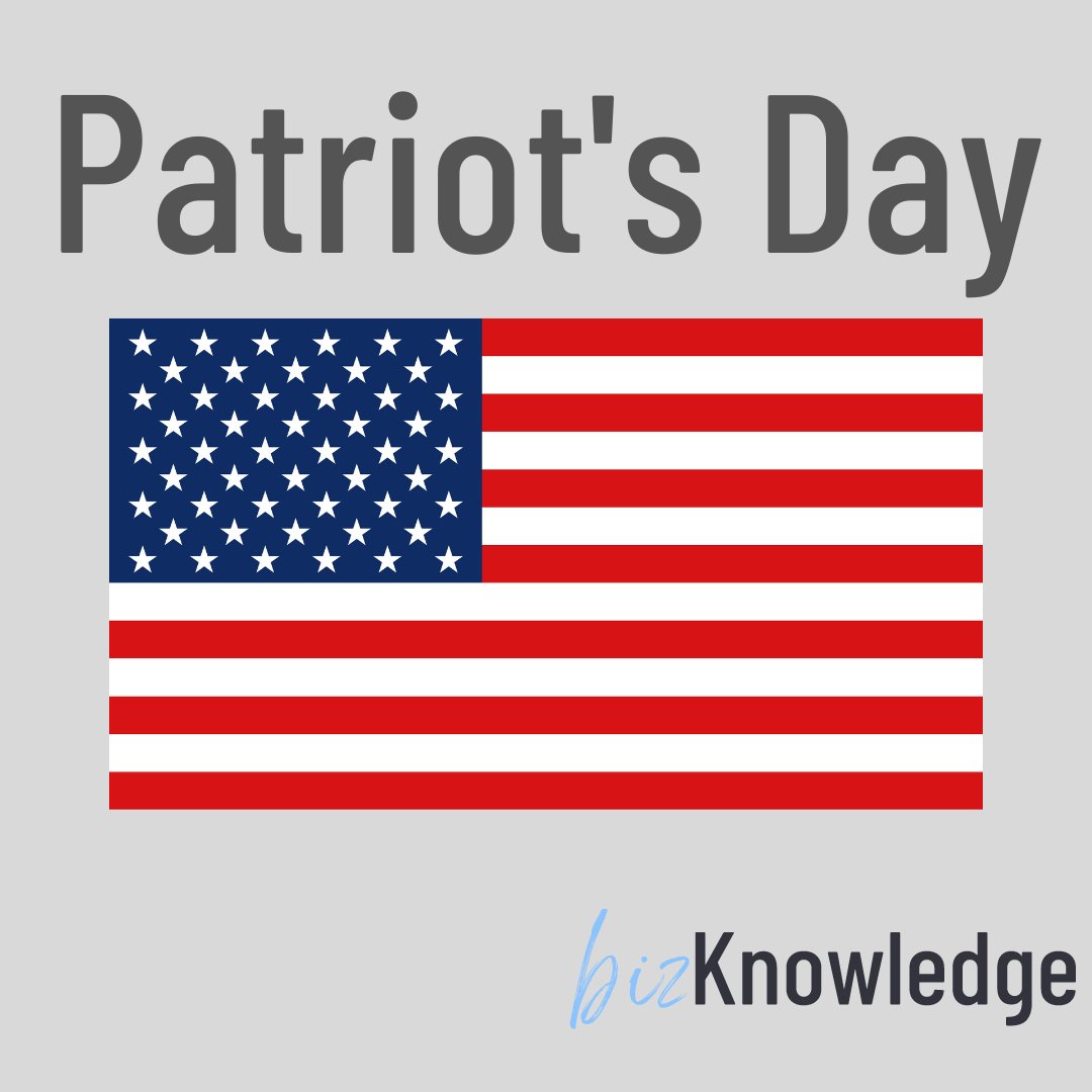 Today we commemorate the battles of Lexington and Concord near Boston in 1775. bizknowledge.com #patriotsday #bizknowledge