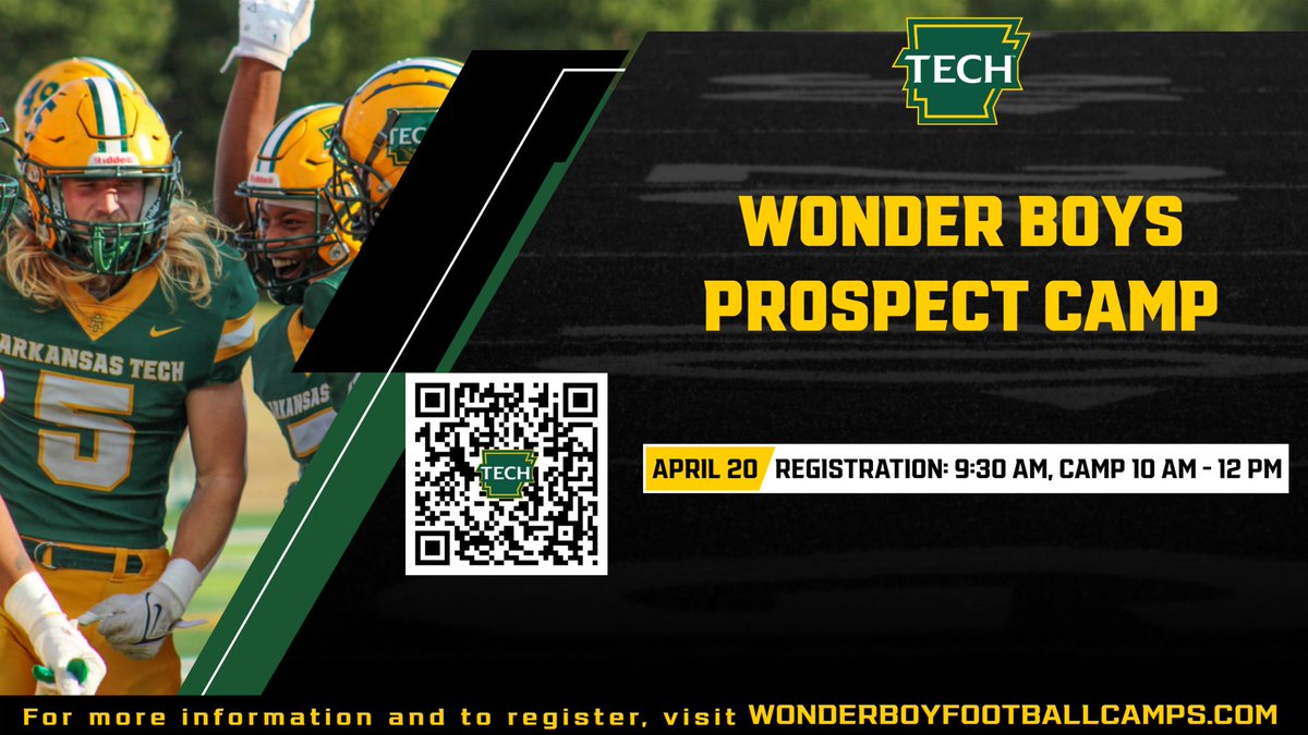 The week is here! @ATUFOOTBALL first Prospect Camp of the year. This Saturday April 20th! Come Showcase your talent. ALL BALLERS WELCOME!
