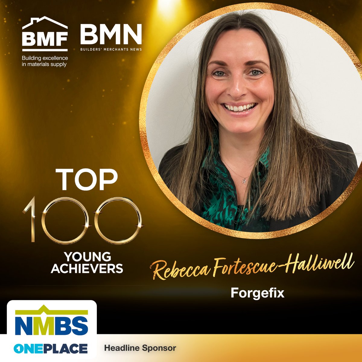 Up next for our BMF and @BMerchantsNews (BMN) Top 100 Young Achiever is Rebecca Fortescue-Halliwell, Head of Marketing & Digital Strategy at @ForgeFix. Our Top 100 Young Achiever nominees are kindly sponsored by our head sponsor, @NationalMerch #Top100YoungAchiever