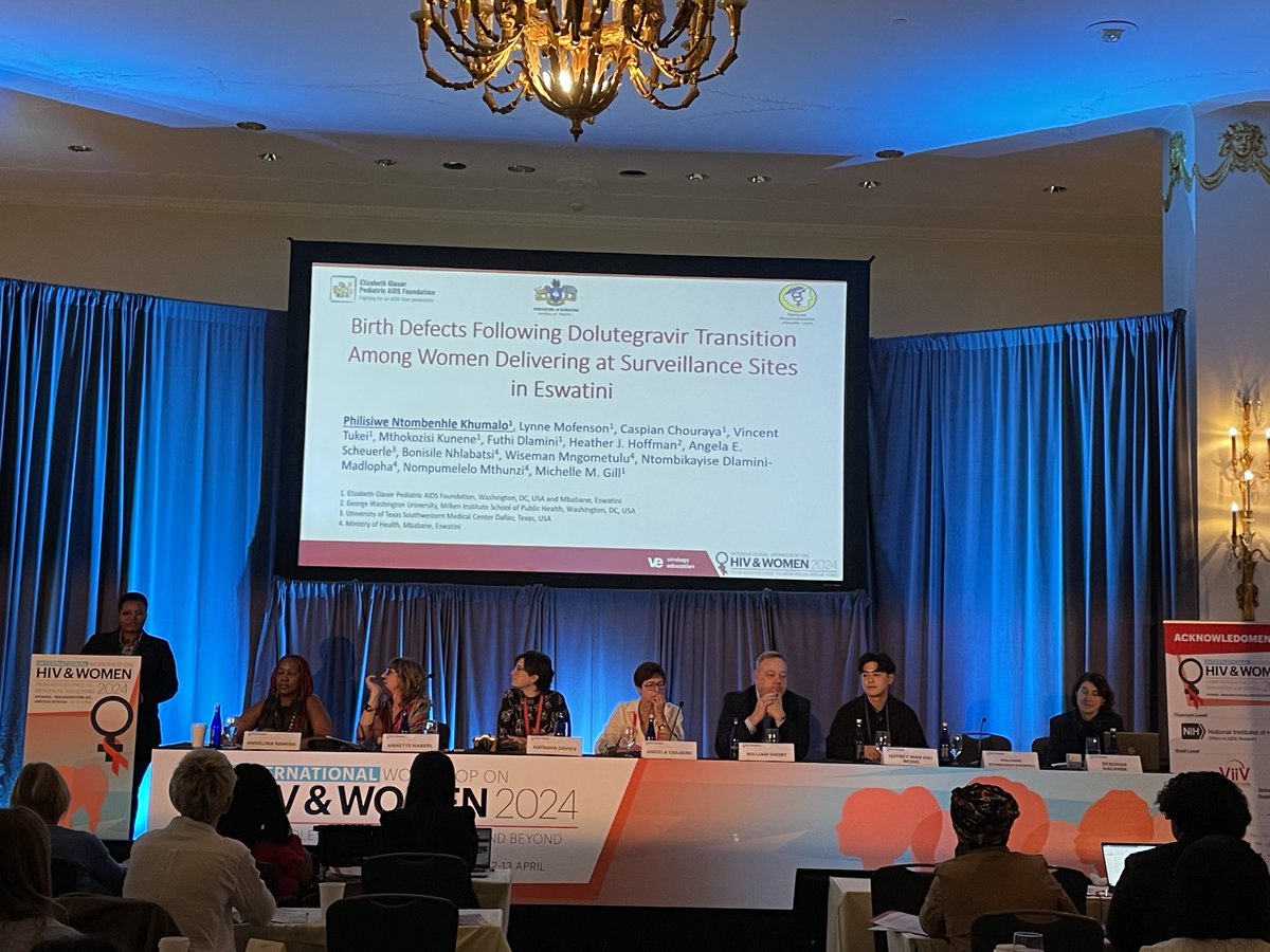 Missed @HIV_and_Women Workshop? EGPAF-Eswatini's Philisiwe Khumalo presented about birth defects following #dolutegravir transition among women delivering at surveillance sites in #Eswatini.