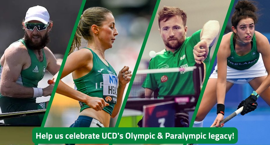 ☘️In advance of this year’s Olympic & Paralympic Games, UCD Sport in association with sports historian Dr. Tom Hunt are compiling a list of @ucddublin graduates that competed for Ireland & other countries in an Olympic or Paralympic Games. Read More➡️ucd.ie/sport/helpusce…