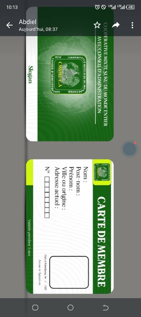 Nous avançons avec une vitesse de croisière, pour Organiser ntre Assemblée Générale Constitutive de la société Coopérative Mixite Suku du Monde Entier.
#RDCongo,Tribu Suku que vous se souviendrais le masque sur billet de 5¢ de Fc veux vous donner une banque🏦