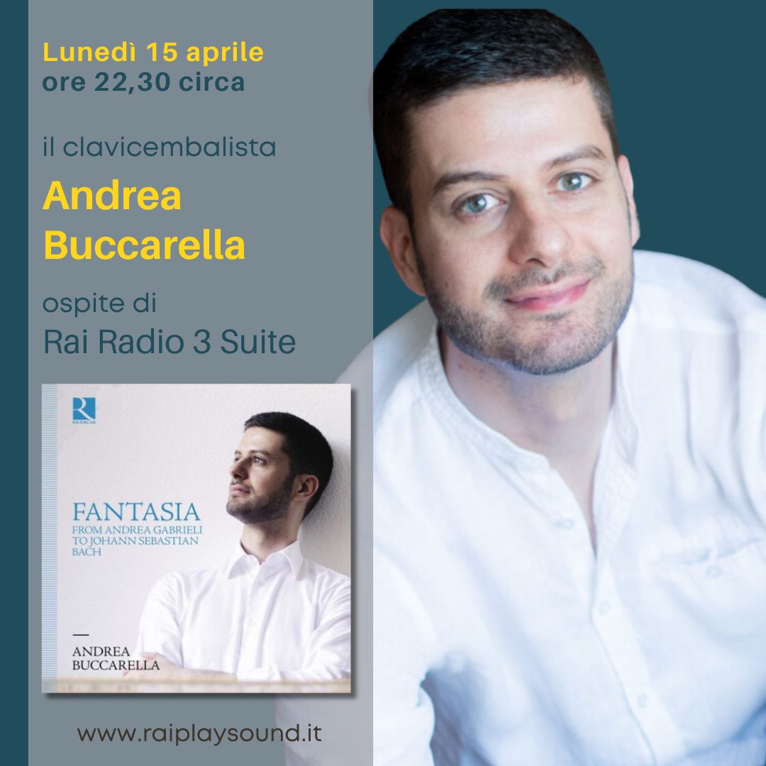 Il clavicembalista Andrea Buccarella parla del genere della 'fantasia' da #Gabrieli a #Bach questa sera in diretta a  @radio3suite su #Raiplaysound.

@ab_cembalo @Radio3tweet 
#cembalo #fantasia