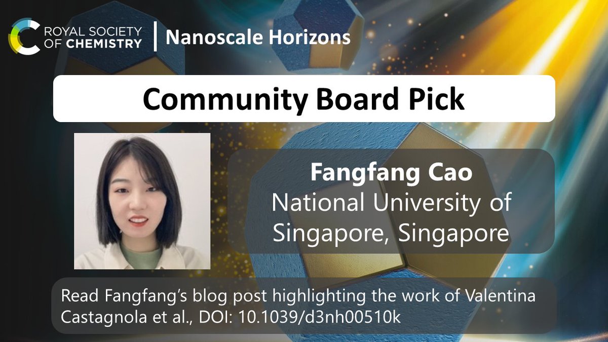 nanoscale_rsc's tweet photo. Check out our latest Nanoscale Horizons Community Board Pick blog written by Fangfang Cao on 'In vitro Nanomaterial Testing: Unveiling Biases through Biomolecular Corona Influence' 📄 summarising the recent work by @castvalentina86 et al!
https://t.co/8W759goJ0D https://t.co/RN6M8V0fcL